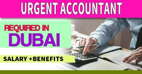Urgent Accountant Required in Dubai
