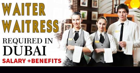 Waiter/Waitress Required in Dubai