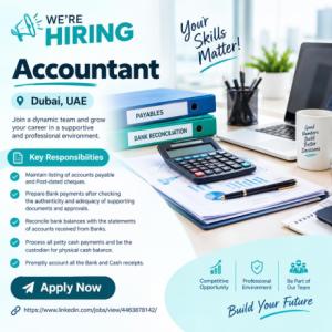 Accountant Required in Dubai