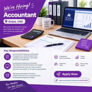 Accountant Required in Dubai