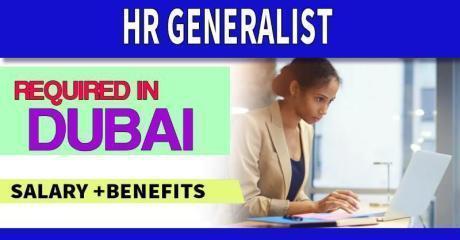 HR Generalist Required in Dubai