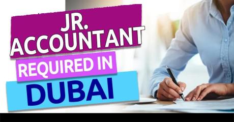 Jr. Accountant Required in Dubai