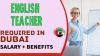 English Teacher Required in Dubai