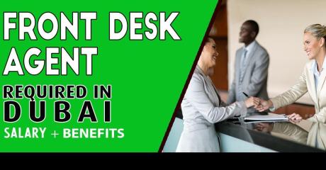 Front Desk Agent Required in Dubai