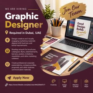 Graphic Designer Required in Dubai