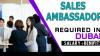 Sales Ambassador Required in Dubai