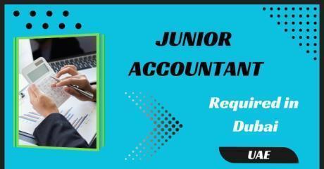 Junior Accountant Required in Dubai