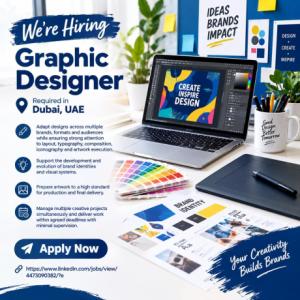 Graphic Designer Required in Dubai