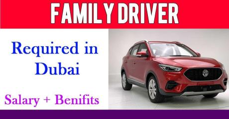 Family Driver Required in Dubai