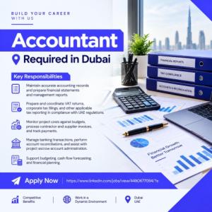 Accountant Required in Dubai
