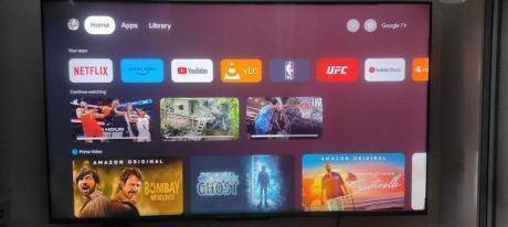 65 inch. 4k QLED Google OS smart TV