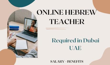 Online Hebrew Teacher Required in Dubai
