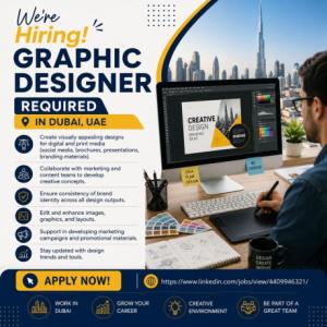 Graphic Designer Required in Dubai