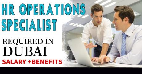 HR Operations Specialist Required in Dubai -
