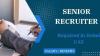 Senior Recruiter Required in Dubai