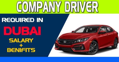 Company Driver Required in Dubai