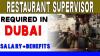 Restaurant Supervisor Required in Dubai