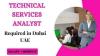Technical Services Analyst Required in Dubai