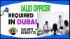 Sales Officer Required in Dubai