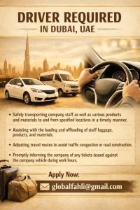 Driver Required in Dubai