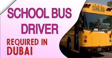 School Bus Driver Required in Dubai