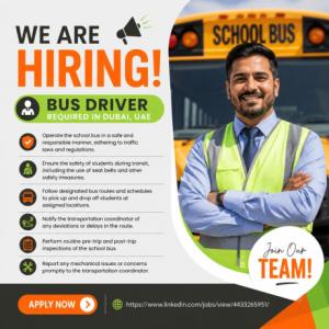Bus Driver Required in Dubai