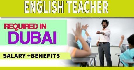 English Teacher Required in Dubai