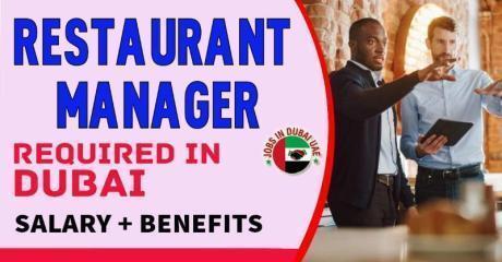 Restaurant Manager Required in Dubai