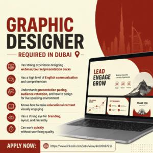 Graphic Designer Required in Dubai