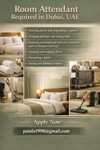 Room Attendant Required in Dubai