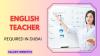 English Teacher Required in Dubai