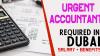 Urgent Accountant Required in Dubai