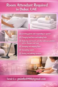 Room Attendant Required in Dubai