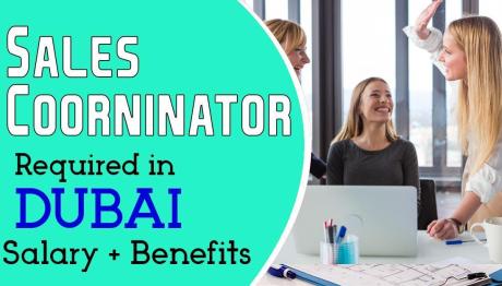 Sales Coordinator Required in Dubai