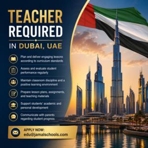 Teacher Required in Dubai