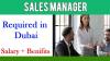 Sales Manager Required in Dubai