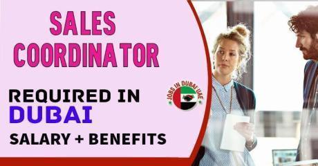 Sales Coordinator Required in Dubai