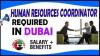 Human Resources Coordinator Required in Dubai