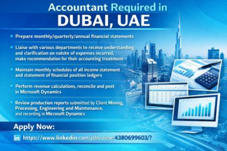 Accountant Required in Dubai