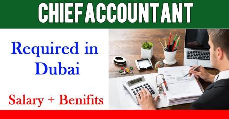 Chief Accountant Required in Dubai
