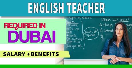 English Teacher Required in Dubai
