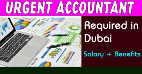 Urgent Accountant Required in Dubai