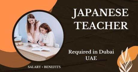 Japanese Teacher Required in Dubai
