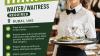 Waiter/waitress Required in Dubai