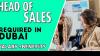 Head of Sales Required in Dubai