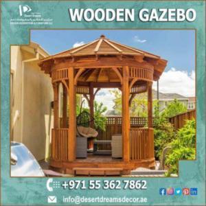 Teak Wood Gazebo Manufacturer in Uae | Meranti Wood Gazebo Uae.
