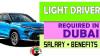 Light Driver Required in Dubai