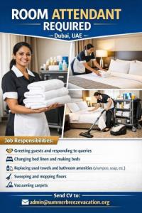 Room Attendant Required in Dubai