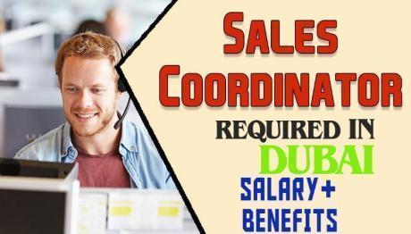 Sales Coordinator Required in Dubai