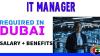 IT Manager Required in Dubai